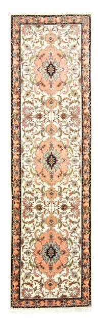 Tapis de couloir Tapis persan - Tabriz - 322 x 87 cm - beige