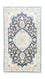 Tapis persan - Nain - 208 x 125 cm - bleu foncé