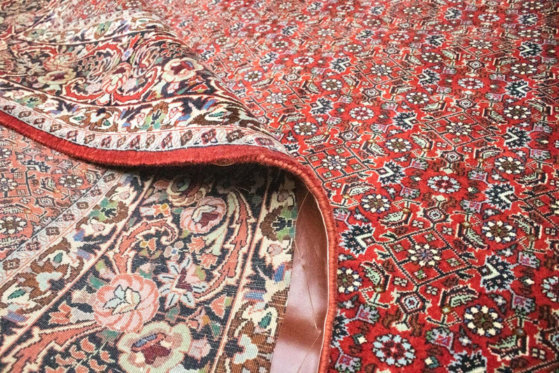 Tapis persan - Bidjar - 300 x 211 cm - rouge