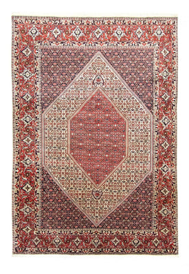 Tapis persan - Bidjar - 302 x 203 cm - rouge