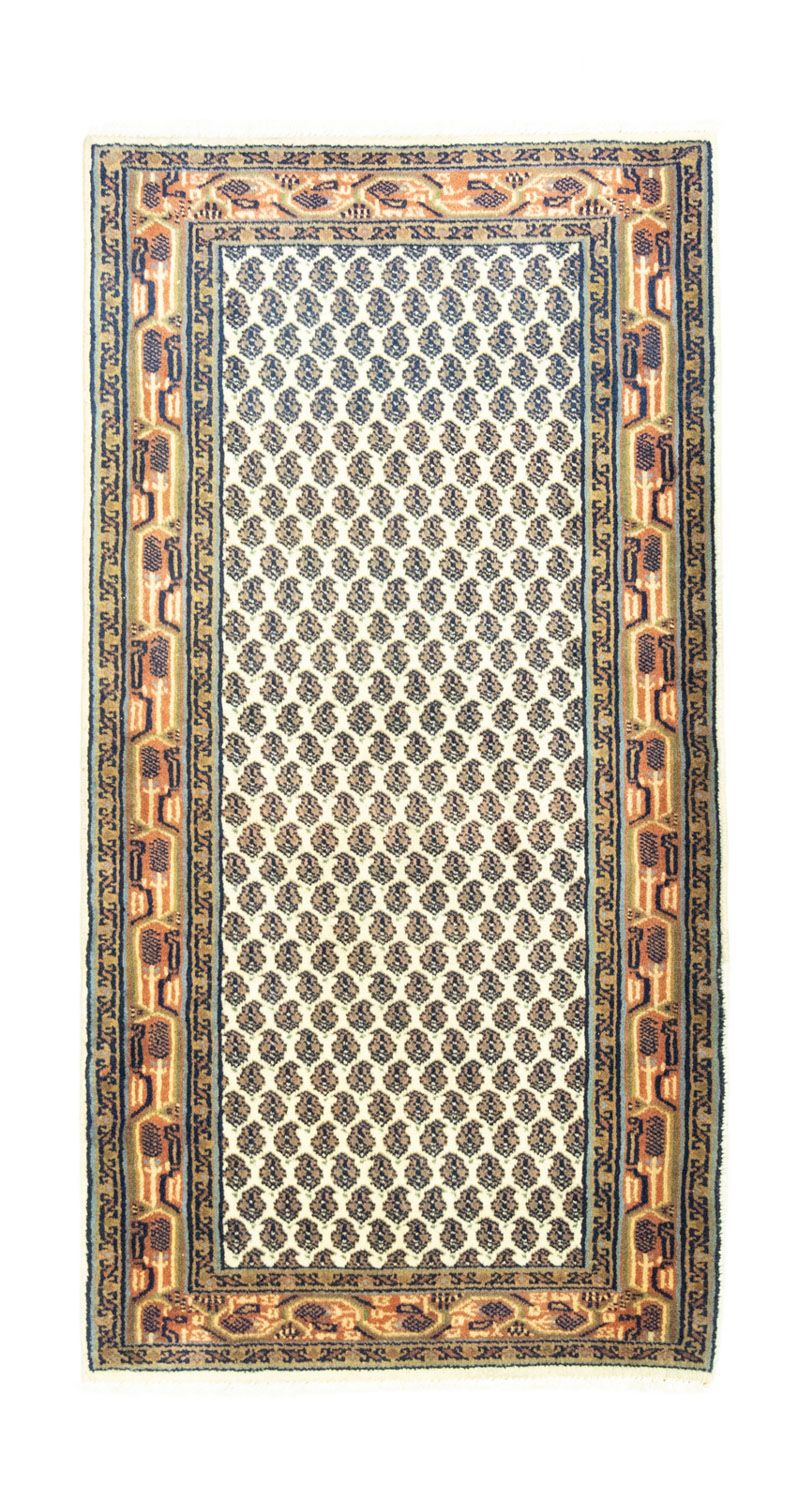 Tapis de couloir Tapis persan - Mir - 146 x 71 cm - beige
