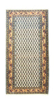 Tapis de couloir Tapis persan - Mir - 146 x 71 cm - beige