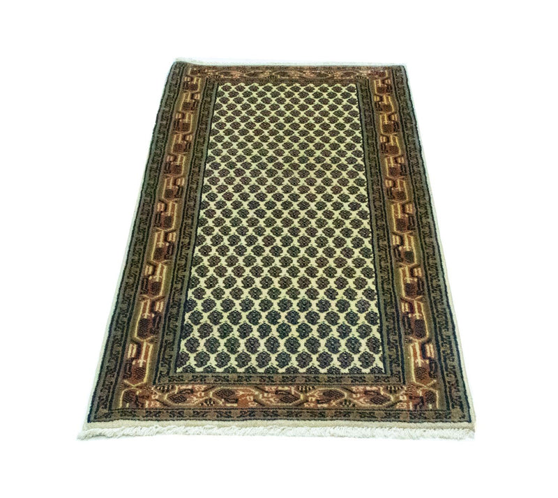 Tapis de couloir Tapis persan - Mir - 146 x 71 cm - beige