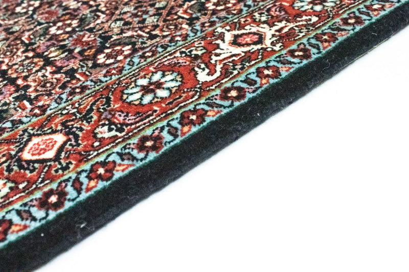 Tapis de couloir Tapis persan - Bidjar - 298 x 84 cm - bleu