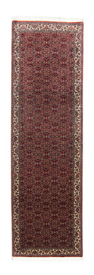 Tapis de couloir Tapis persan - Bidjar - 297 x 90 cm - rouge