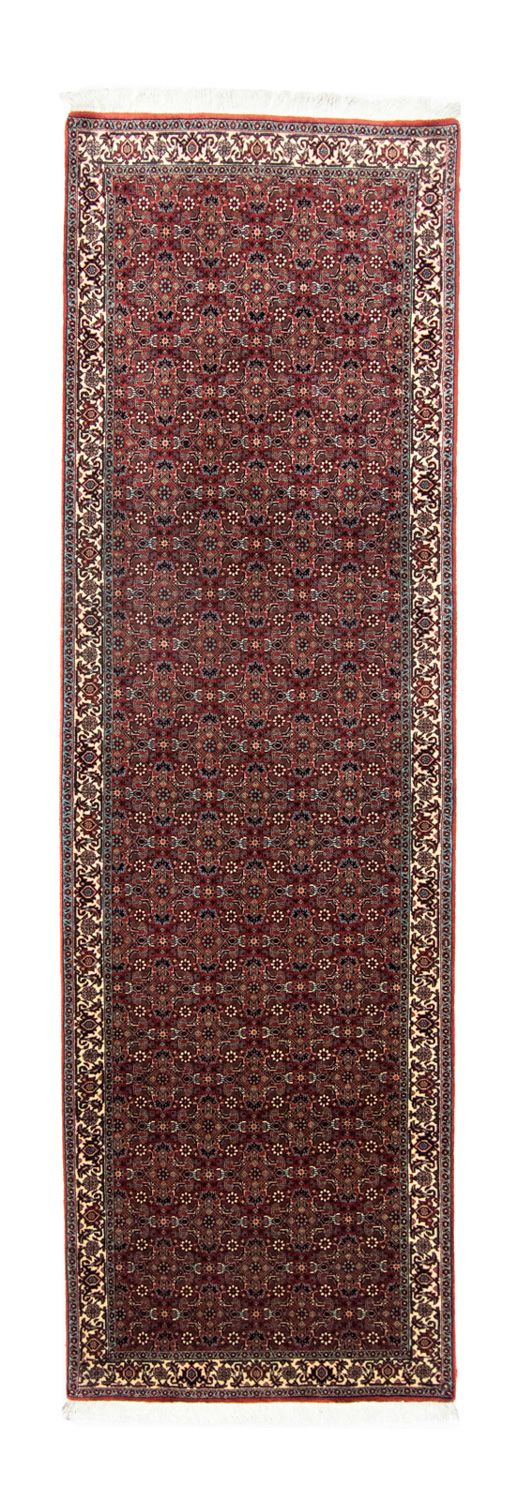 Tapis de couloir Tapis persan - Bidjar - 297 x 90 cm - rouge
