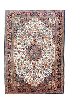 Tapis persan - Bidjar - 202 x 145 cm - beige