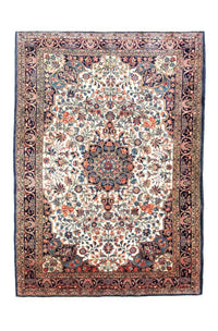 Tapis persan - Bidjar - 202 x 145 cm - beige