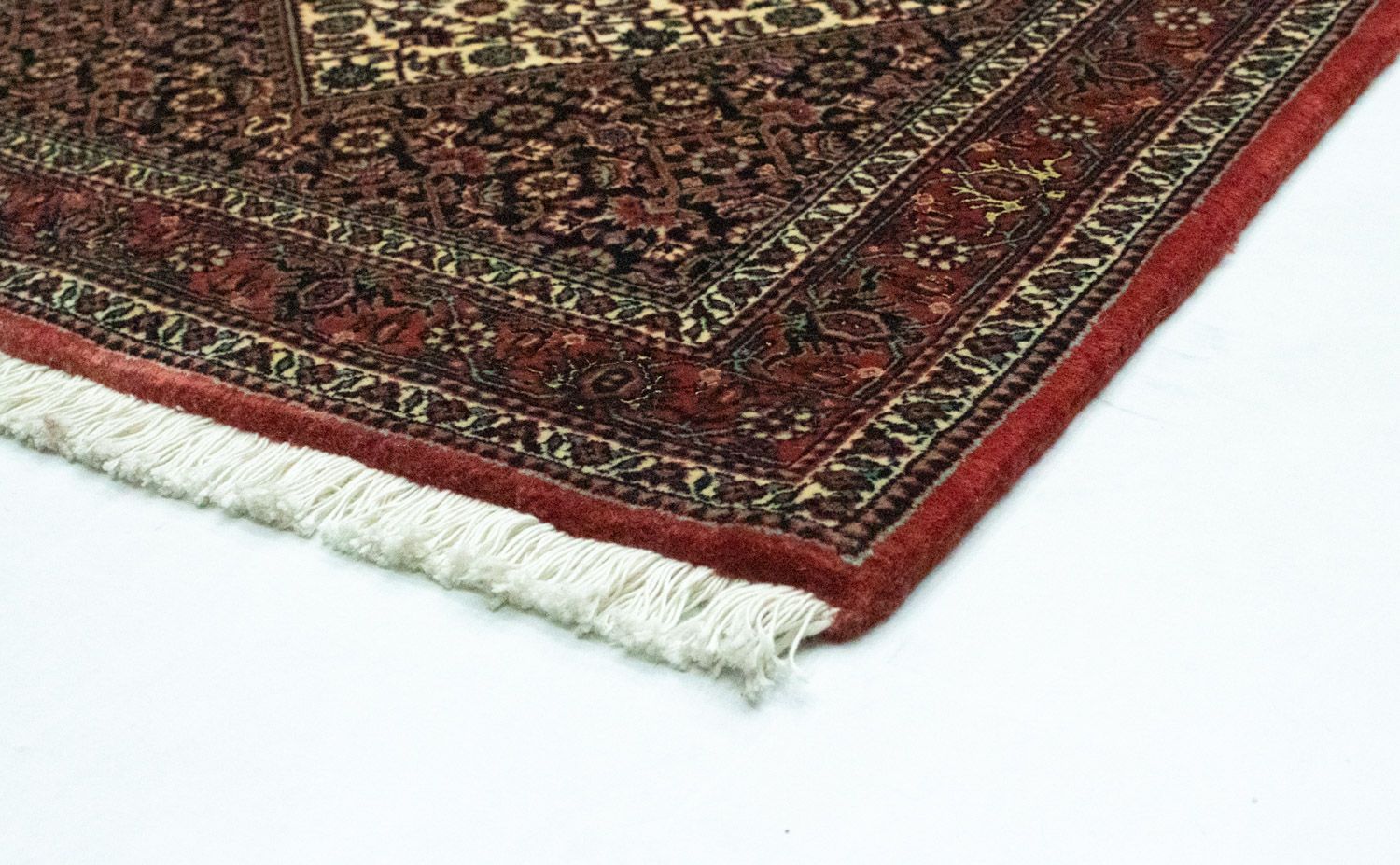 Tapis de couloir Tapis persan - Bidjar - 298 x 83 cm - marron