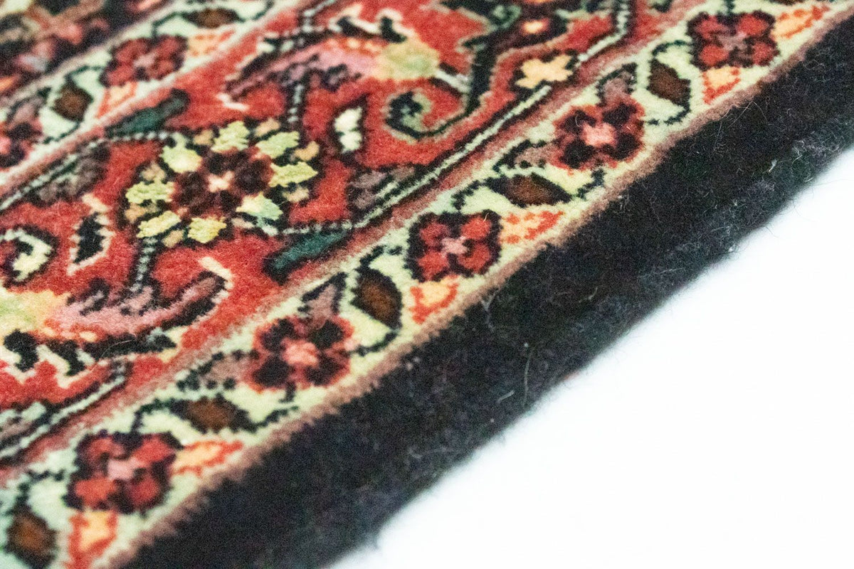 Tapis de couloir Tapis persan - Bidjar - 327 x 83 cm - noir