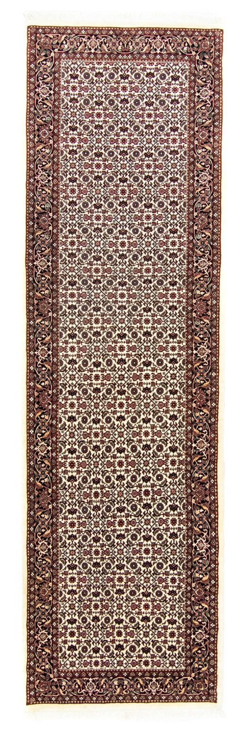 Tapis de couloir Tapis persan - Bidjar - 288 x 85 cm - beige