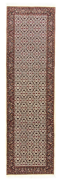 Tapis de couloir Tapis persan - Bidjar - 288 x 85 cm - beige