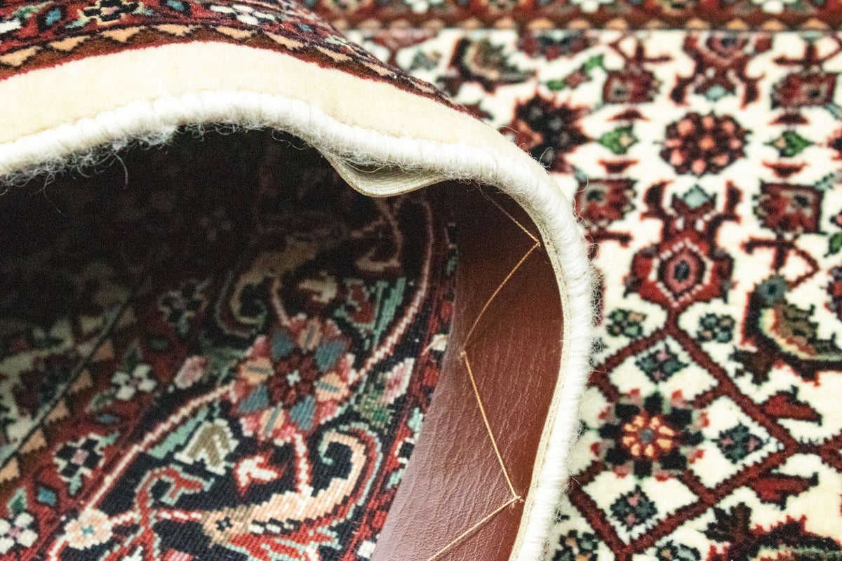 Tapis de couloir Tapis persan - Bidjar - 288 x 85 cm - beige