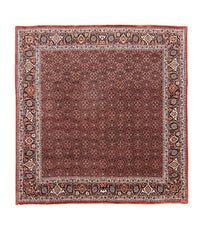 Tapis persan - Bidjar carré  - 210 x 210 cm - rouge