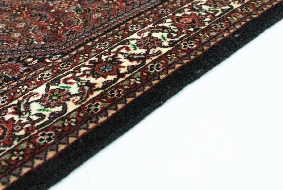 Tapis de couloir Tapis persan - Bidjar - 252 x 79 cm - bleu