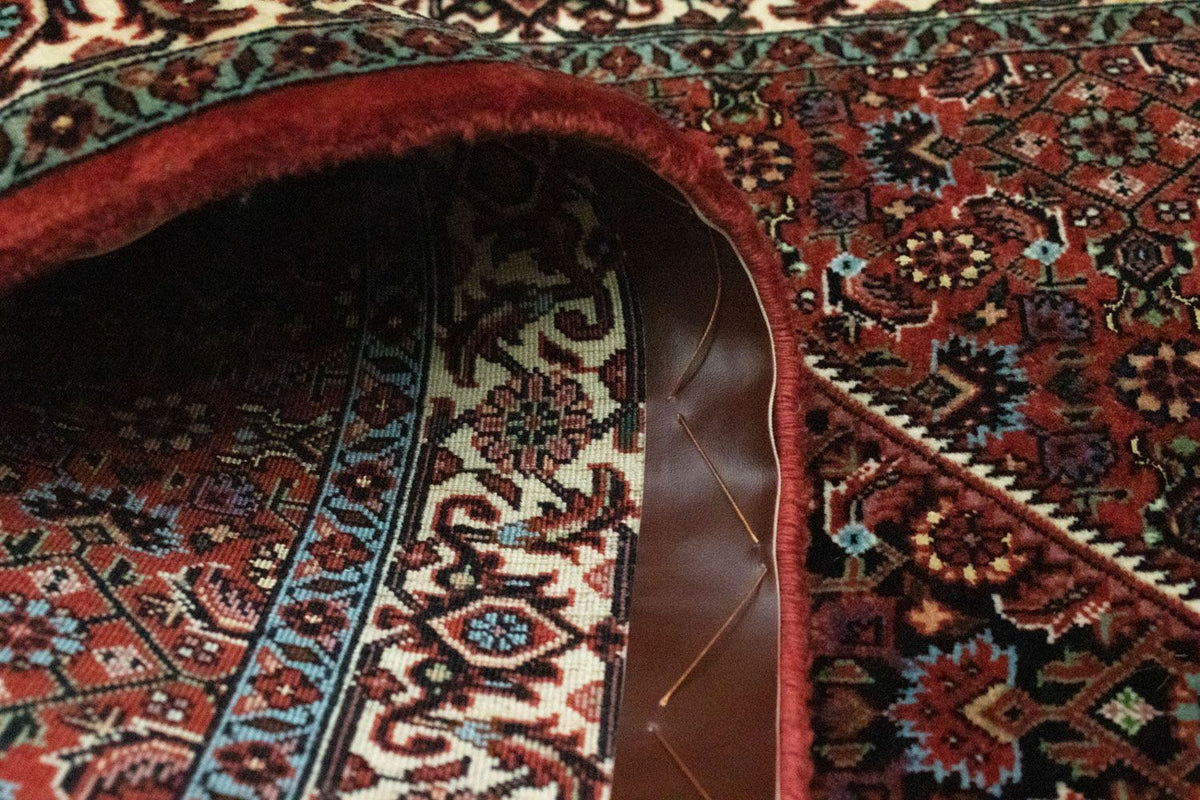 Tapis de couloir Tapis persan - Bidjar - 213 x 78 cm - marron