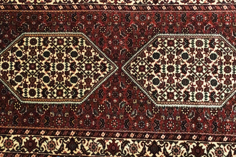 Tapis de couloir Tapis persan - Bidjar - 226 x 75 cm - rouge