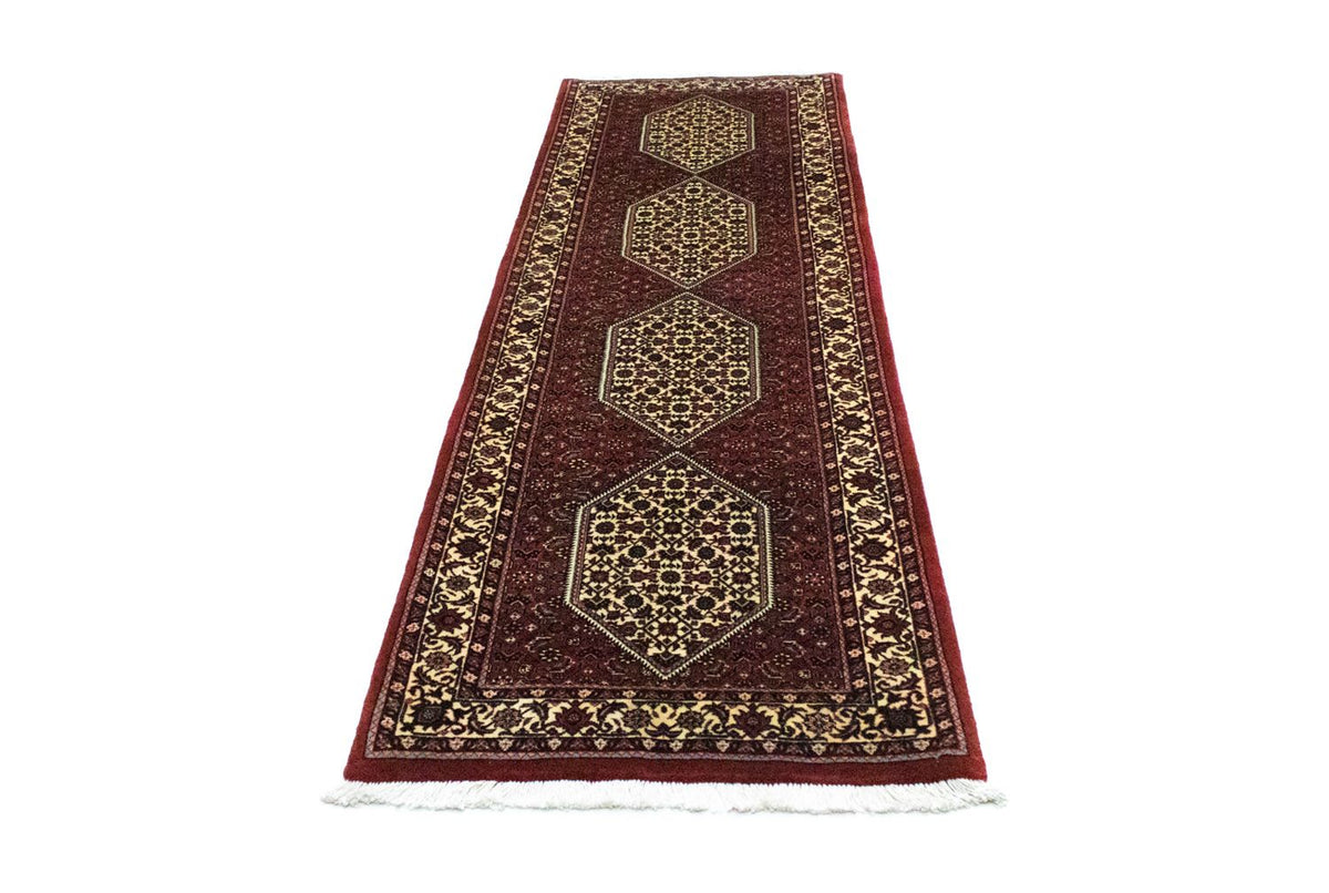 Tapis de couloir Tapis persan - Bidjar - 226 x 75 cm - rouge