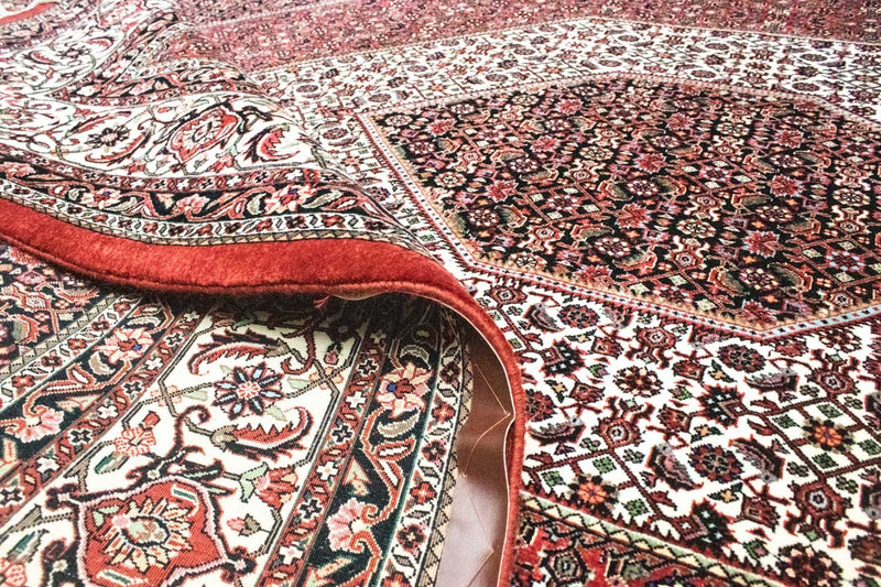 Tapis persan - Bidjar - 300 x 207 cm - rouge
