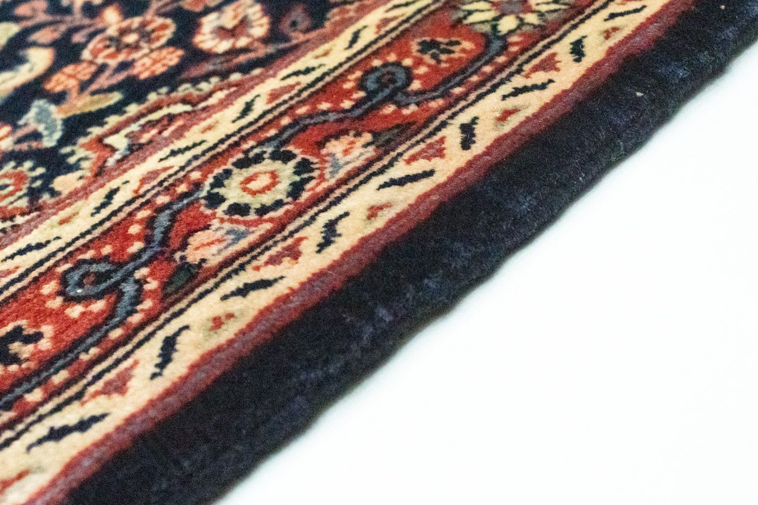 Tapis persan - Classique - 92 x 70 cm - bleu