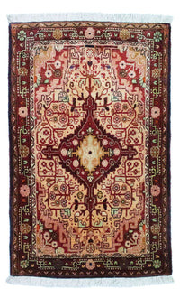 Tapis persan - Classique - 101 x 65 cm - rouge clair