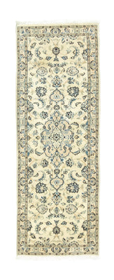 Tapis de couloir Tapis persan - Nain - 200 x 70 cm - blanc naturel