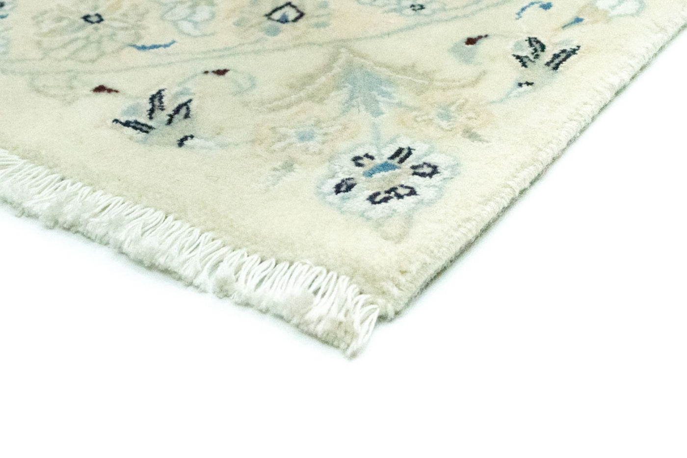 Tapis de couloir Tapis persan - Nain - 203 x 70 cm - bleu foncé