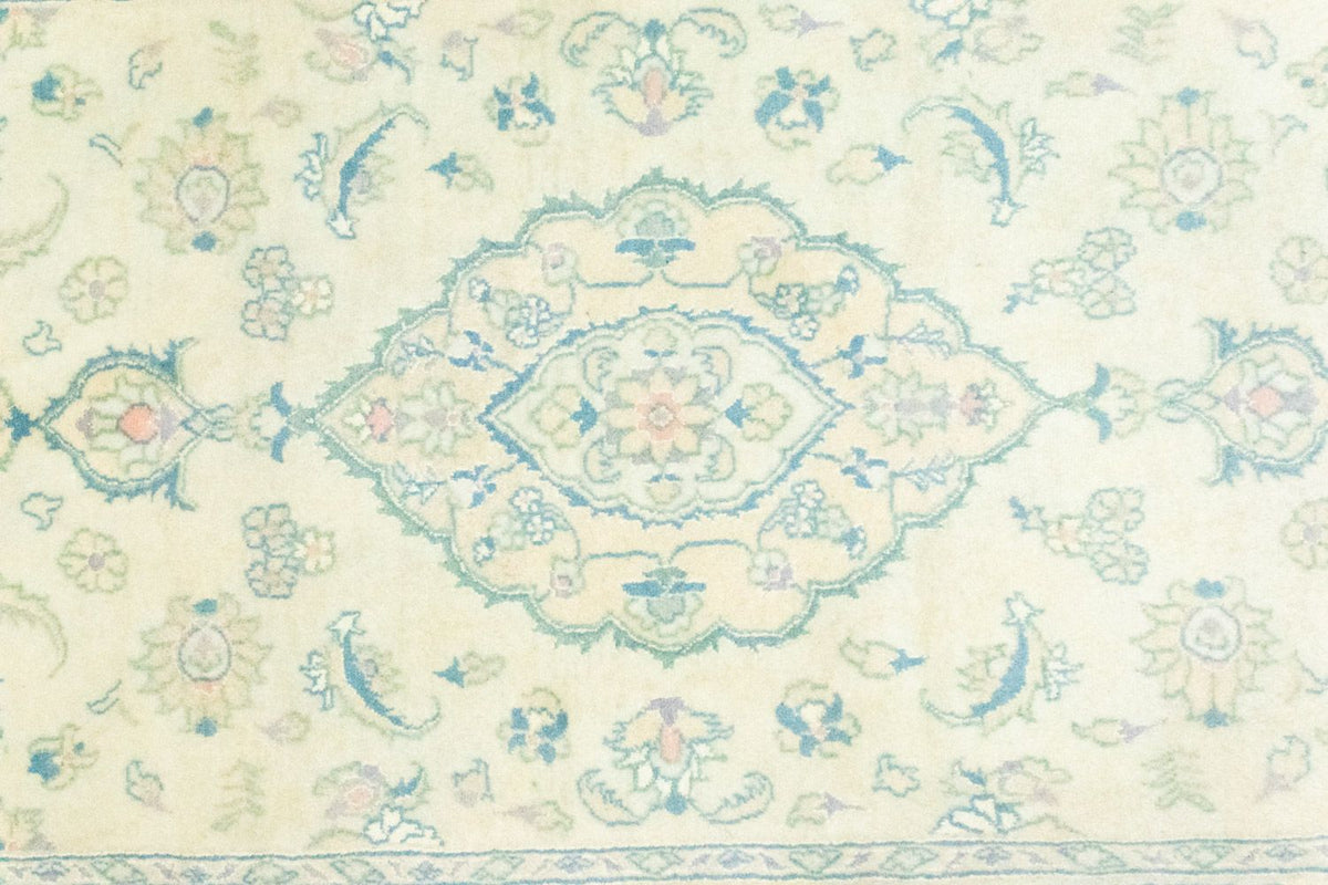 Tapis de couloir Tapis persan - Nain - 250 x 72 cm - blanc naturel