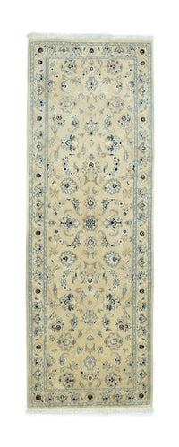 Tapis de couloir Tapis persan - Nain - 207 x 68 cm - blanc naturel