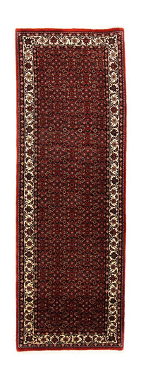 Tapis de couloir Tapis persan - Bidjar - 230 x 78 cm - rouge vin