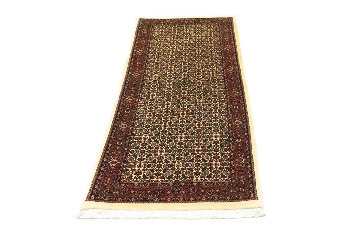 Tapis de couloir Tapis persan - Bidjar - 190 x 80 cm - beige