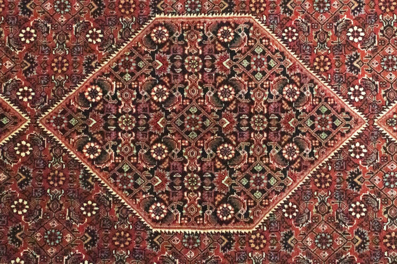 Tapis de couloir Tapis persan - Bidjar - 195 x 75 cm - rouge