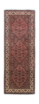 Tapis de couloir Tapis persan - Bidjar - 200 x 75 cm - rouge