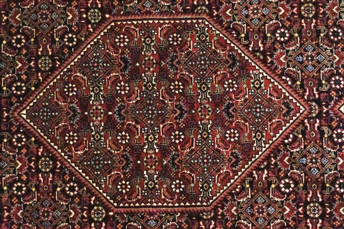 Tapis de couloir Tapis persan - Bidjar - 200 x 75 cm - rouge