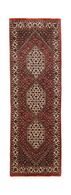 Tapis de couloir Tapis persan - Bidjar - 217 x 72 cm - rouge