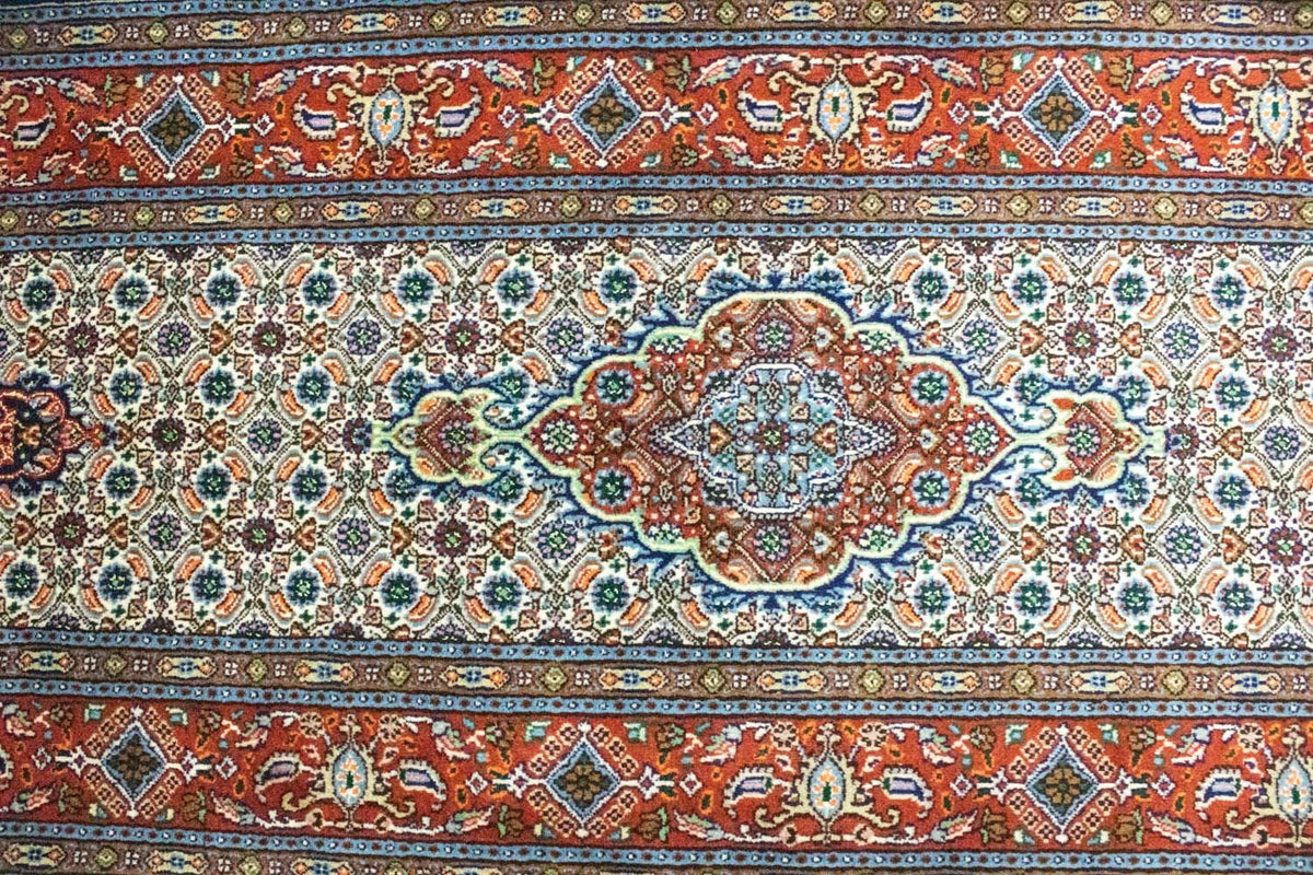 Tapis de couloir Tapis persan - Classique - 300 x 80 cm - beige