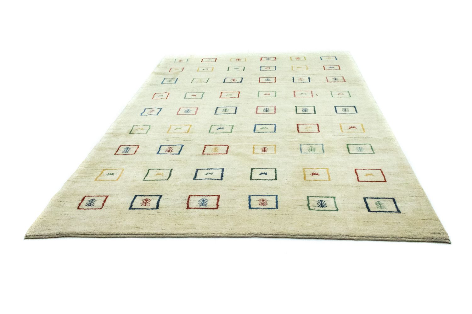 Tapis Gabbeh - Persan - 281 x 195 cm - beige