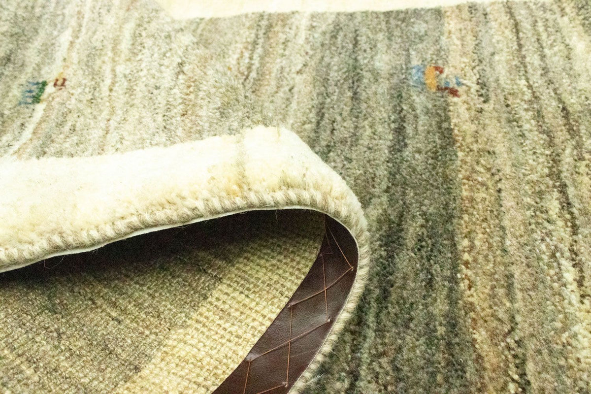 Tapis de couloir Tapis Gabbeh - Persan - 229 x 82 cm - gris