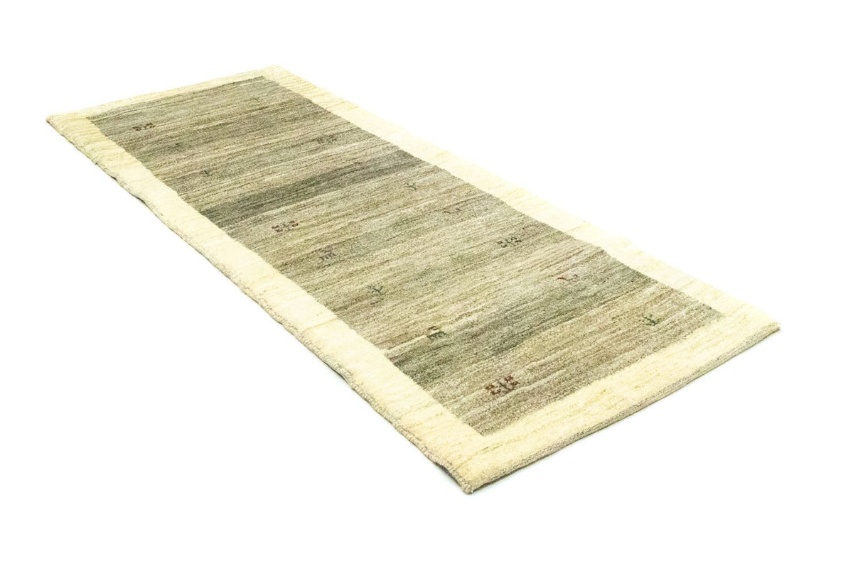 Tapis de couloir Tapis Gabbeh - Persan - 229 x 82 cm - gris