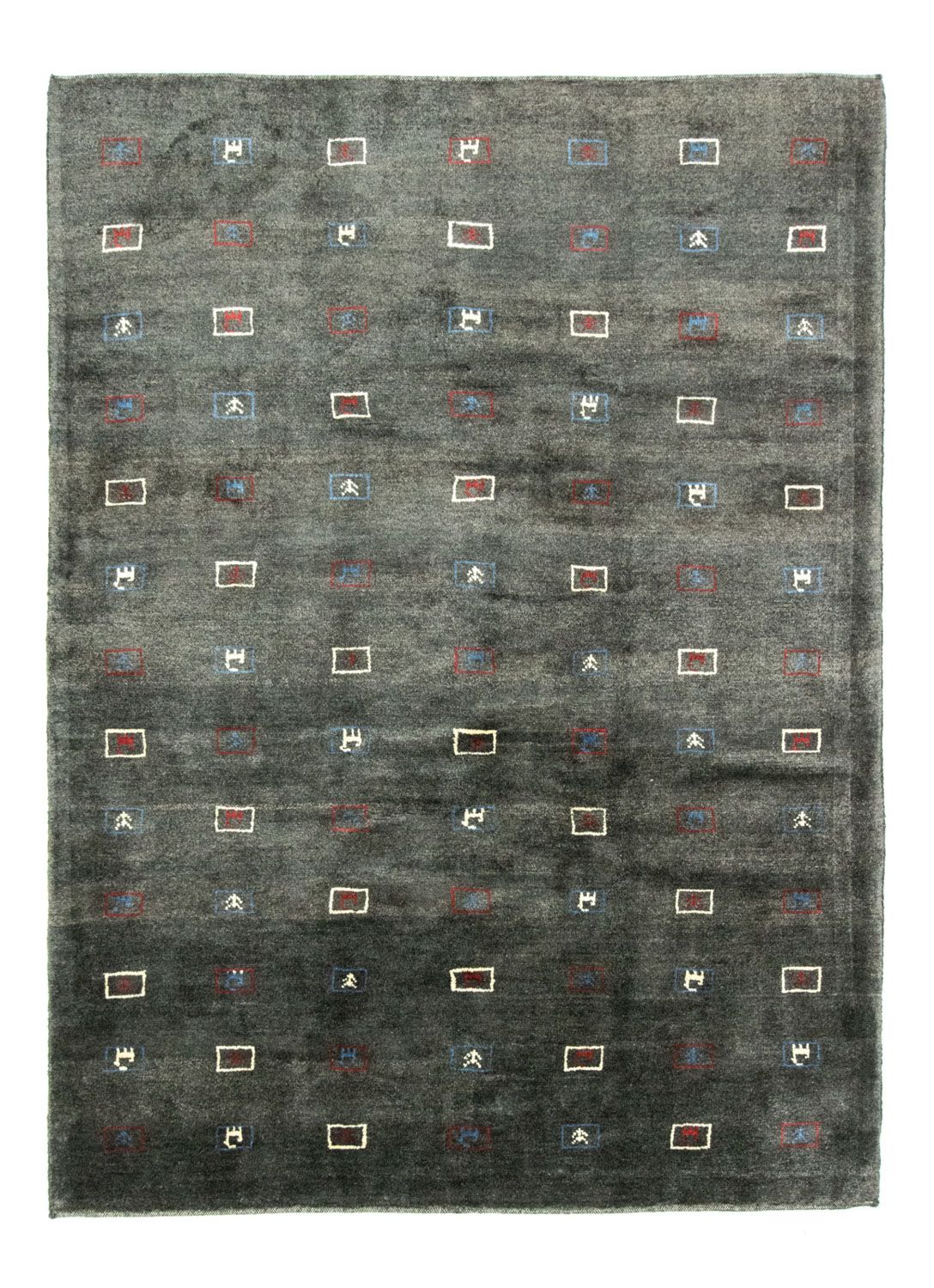 Tapis Gabbeh - Persan - 235 x 174 cm - gris