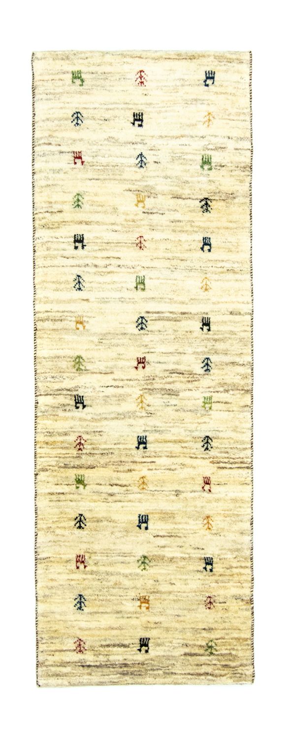 Tapis de couloir Tapis Gabbeh - Persan - 219 x 75 cm - beige