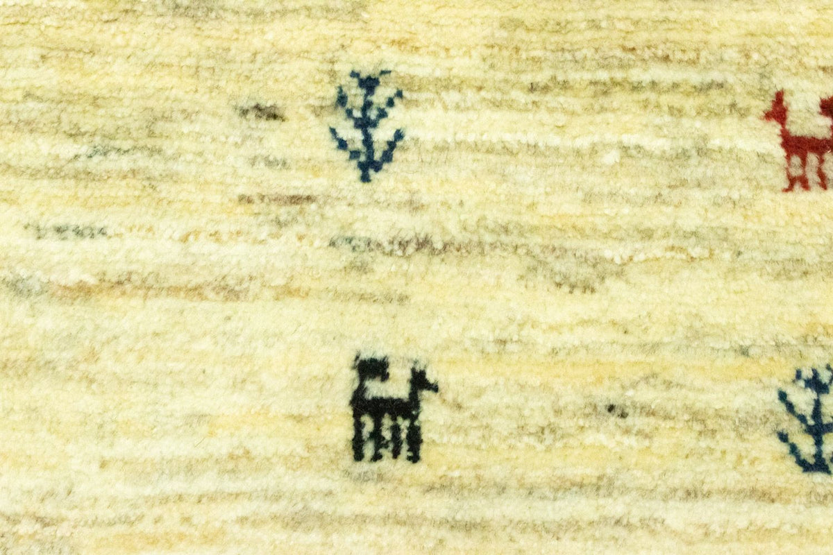 Tapis de couloir Tapis Gabbeh - Persan - 219 x 75 cm - beige