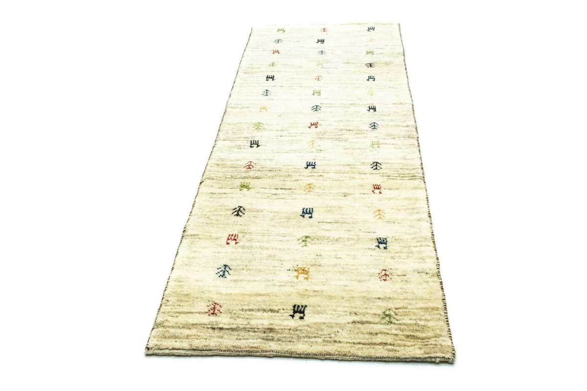 Tapis de couloir Tapis Gabbeh - Persan - 219 x 75 cm - beige