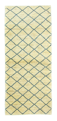 Tapis de couloir Tapis Gabbeh - Persan - 190 x 82 cm - bleu