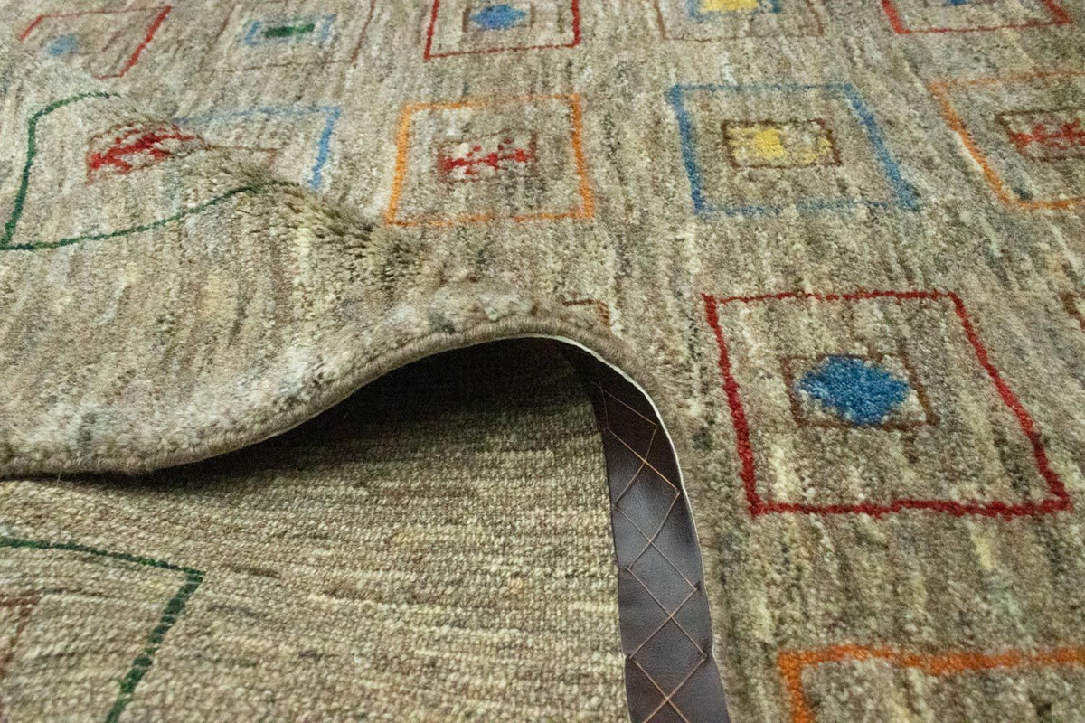 Tapis Gabbeh - Persan - 206 x 154 cm - multicolore