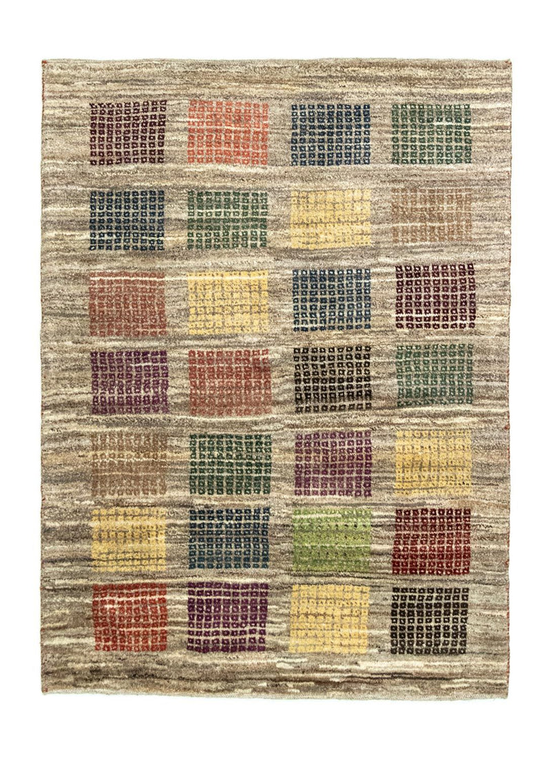 Tapis Gabbeh - Persan - 137 x 102 cm - gris