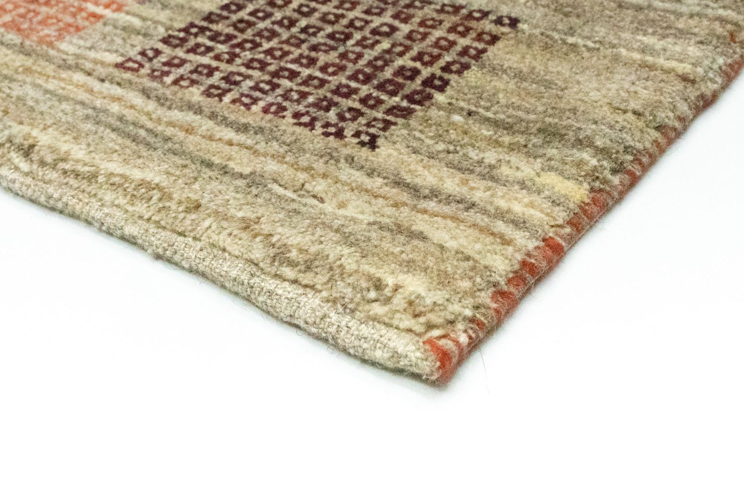 Tapis Gabbeh - Persan - 137 x 102 cm - gris