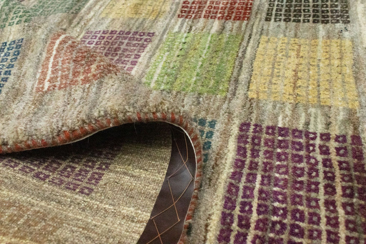 Tapis Gabbeh - Persan - 137 x 102 cm - gris