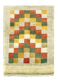 Tapis Gabbeh - Persan - 135 x 103 cm - colorée