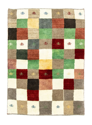 Tapis Gabbeh - Persan - 134 x 100 cm - colorée